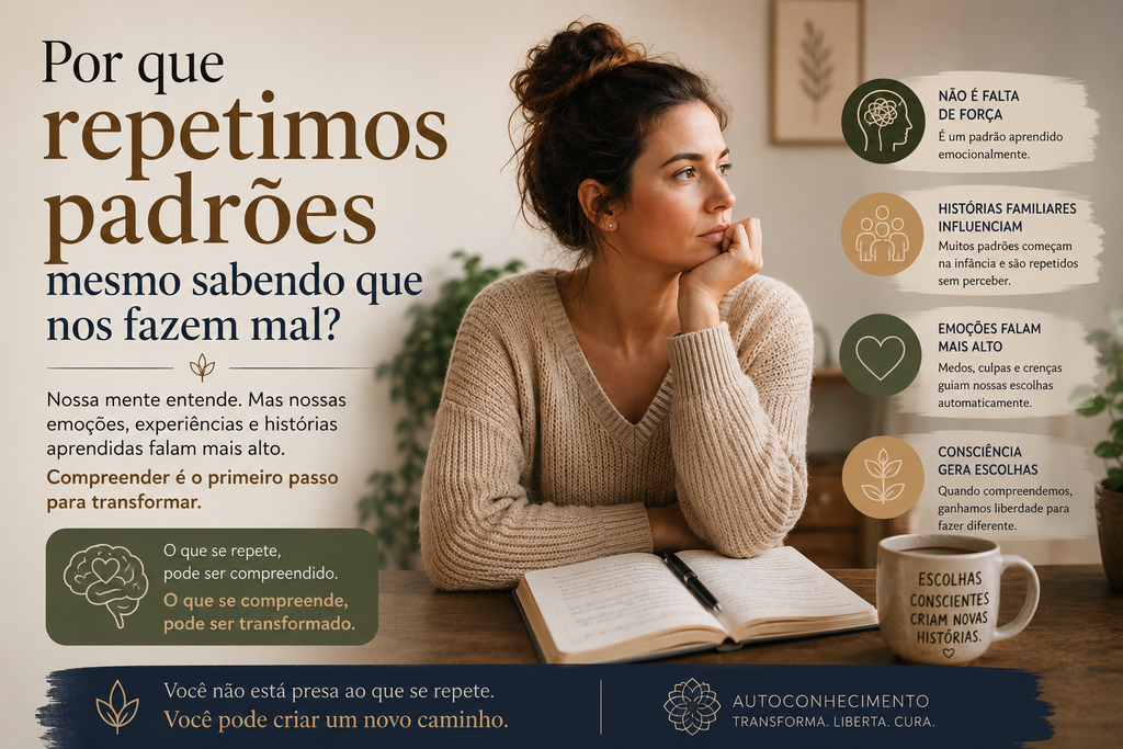 Por que repetimos padrões emocionais que nos fazem mal