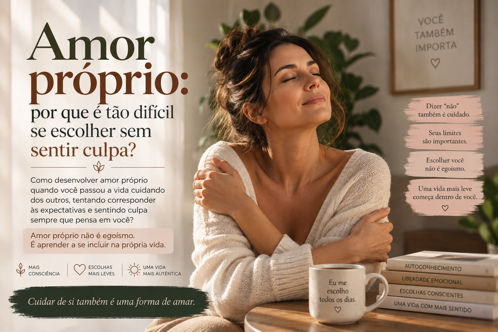 Como desenvolver amor próprio sem culpa e autoabandono


